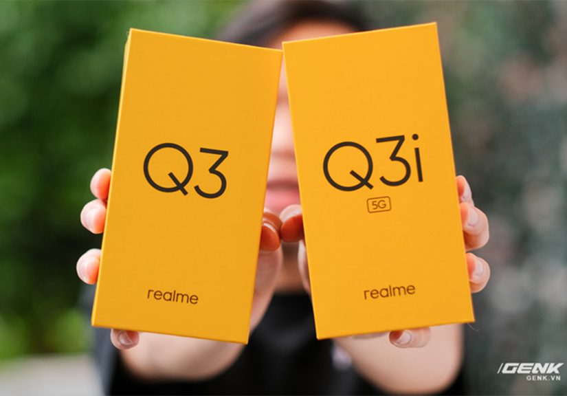 Trên tay bộ đôi Realme Q3 và Q3i: Màn hình 90Hz/120Hz, pin 5000mAh, hỗ trợ 5G, giá rẻ chỉ từ 3.6 triệu đồng