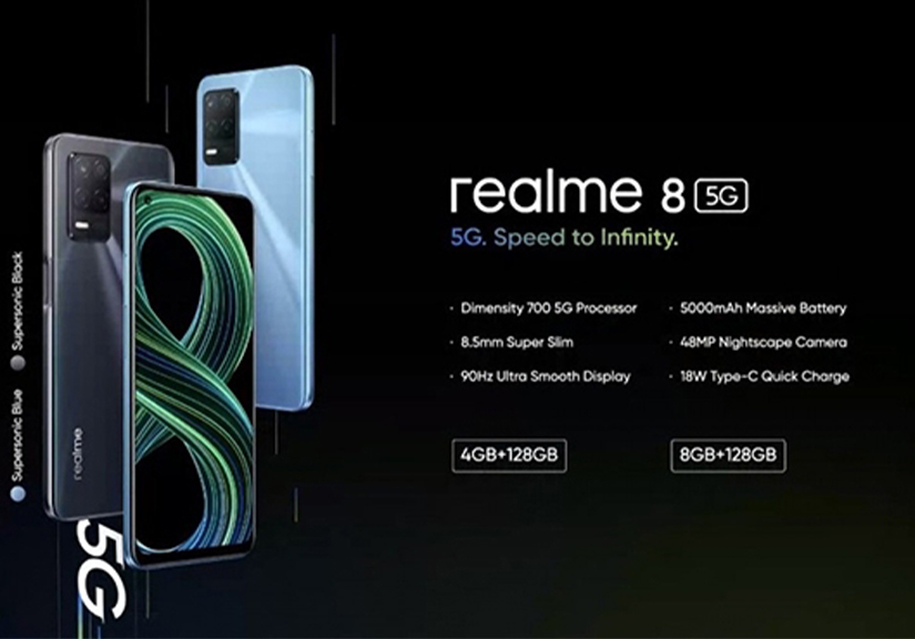 Realme 8 5G lên kệ tại Việt Nam, giá bán chính thức 7.99 triệu đồng