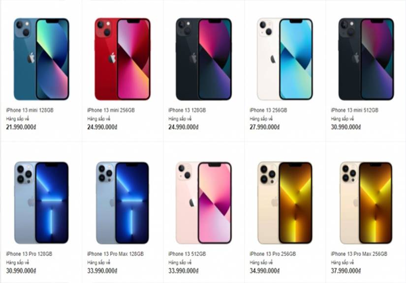 Loạn giá iPhone 13 tại Việt Nam, chênh nhau hàng triệu đồng