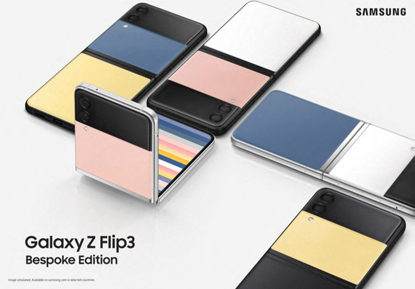 Samsung ra mắt Galaxy Z Flip3 Bespoke Edition: Người dùng được tự ý tuỳ chỉnh màu sắc máy theo sở thích, giá 1099 USD