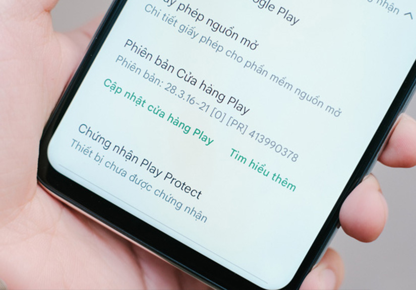 Bphone A Series bản thương mại đã được chứng nhận Google Play Protect