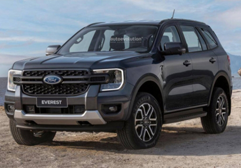Ford Everest 2022 lộ diện trước ngày ra mắt
