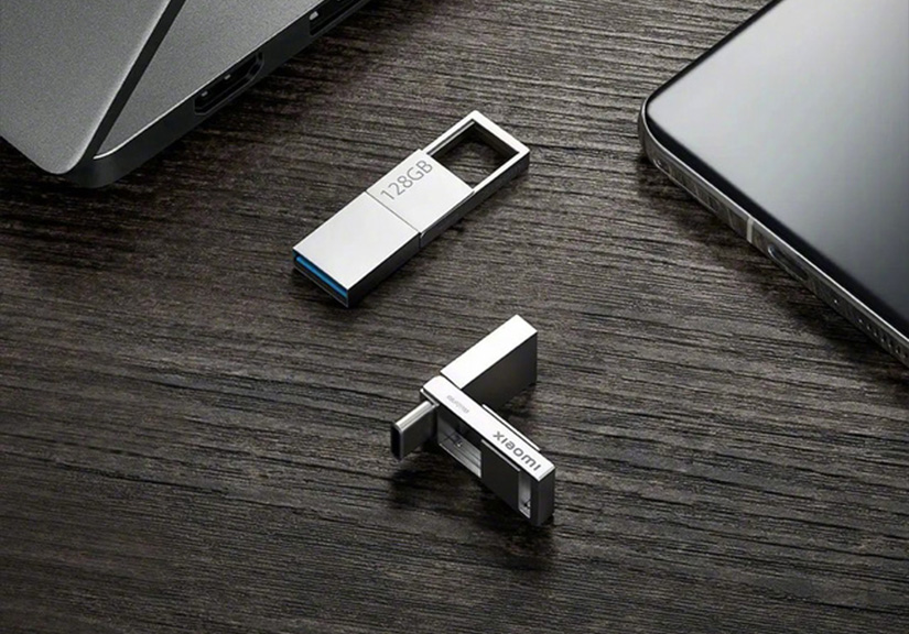 Xiaomi ra mắt USB giá 350K: Hai đầu A và C, tốc độ 150MB/s, bộ nhớ 64GB/128GB