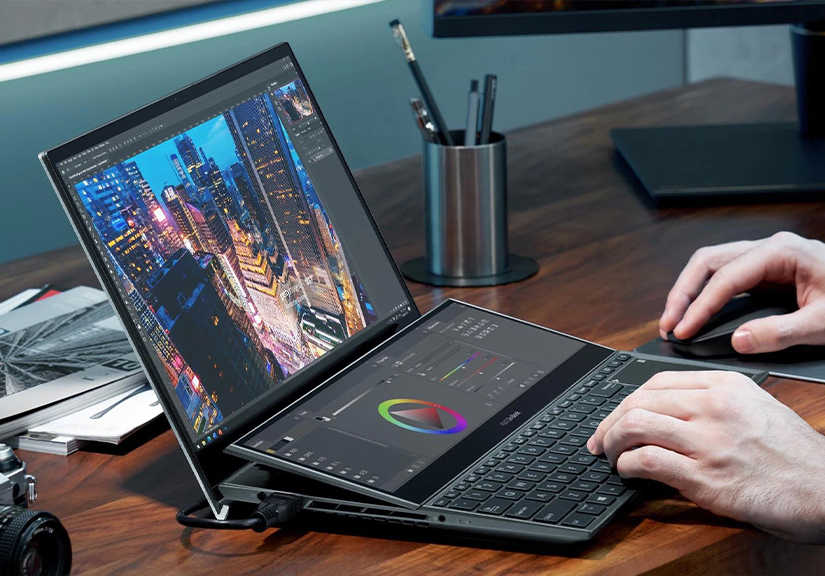 Asus ZenBook Pro Duo OLED UX582: Laptop hàng đầu cho những nhà sáng tạo nội dung