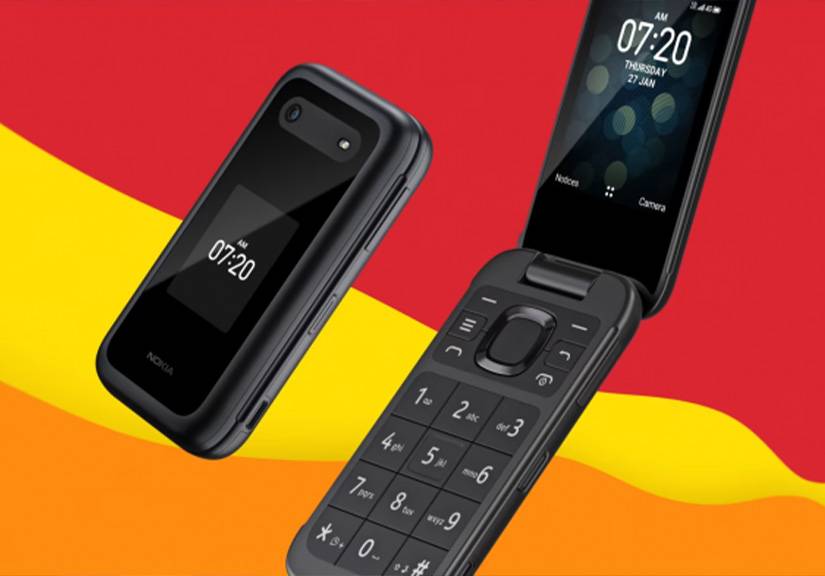 Cận cảnh Nokia 2760 Flip với nắp gập kiểu Galaxy Z Flip, giá chưa đến 500.000 đồng