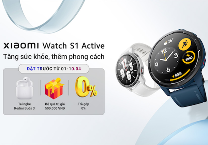 Xiaomi Watch S1 Active chính thức mở bán tại thị trường Việt Nam