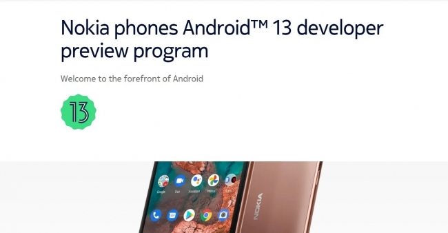 Nokia tham gia chương trình thử nghiệm Android 13 quyết không đi sau các ông lớn Android