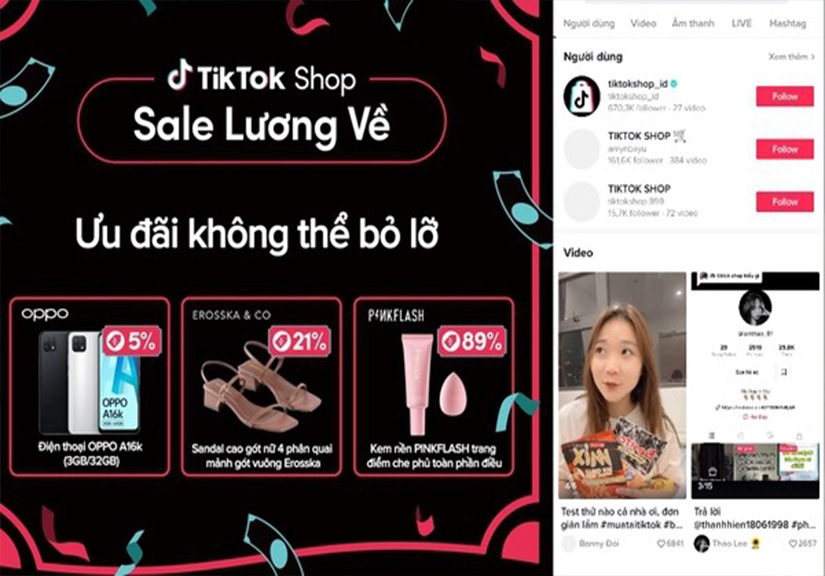 TikTok với 1 tỷ người dùng ra mắt TikTok Shop tại Việt Nam: Đối đầu với các ông lớn TMĐT đến Facebook?
