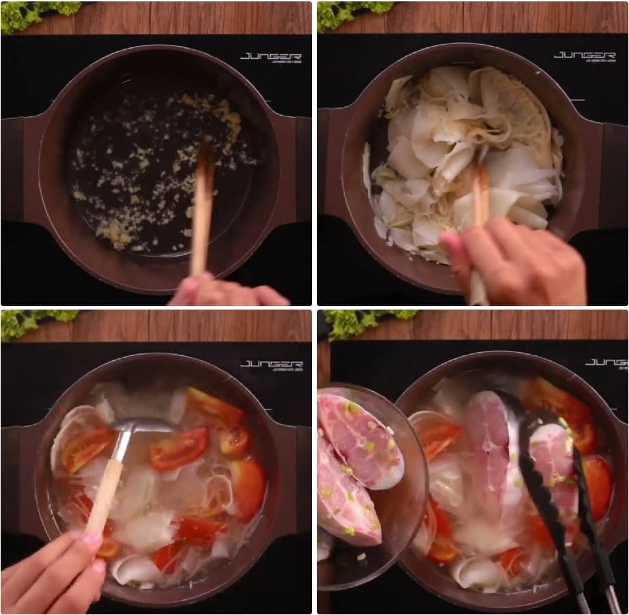Cách làm canh chua cá hú măng chua