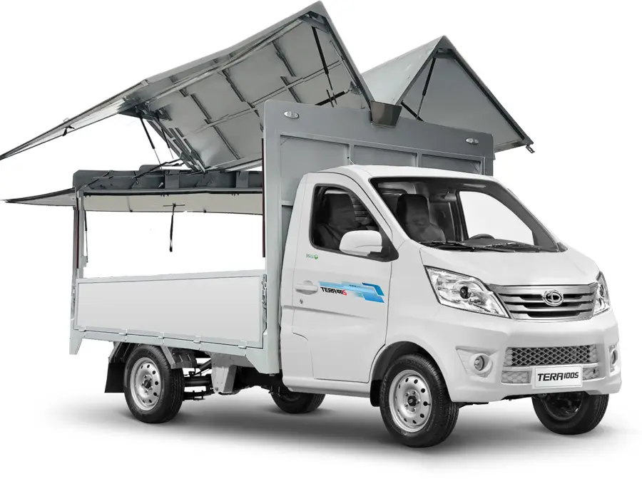 TERA100S thùng cánh dơi có ngoại thất hiện đại