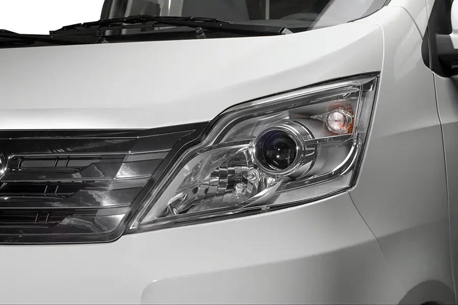 Đèn pha Halogen projector kết hợp đèn sương mù trên xe Tera100S thùng cánh dơi