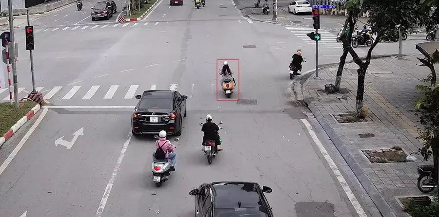 Phương tiện vi phạm giao thông được camera ghi lại và xử lý sau theo quy định